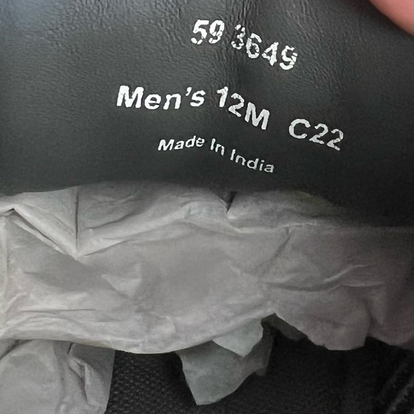 Johnston & Murphy Gray Sneakers with White and Tan Accents - Picture 9 of 10